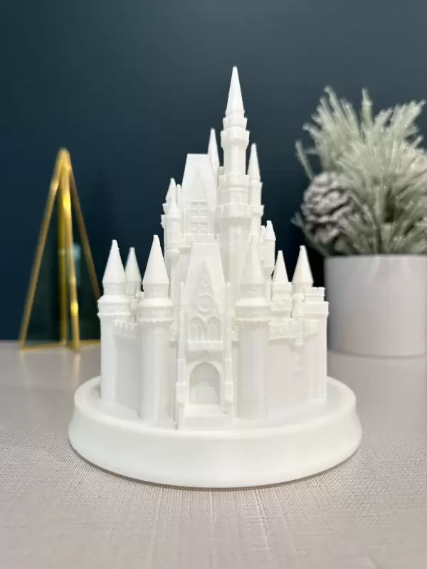 Cinderella Castle Night Light - Cake Topper - 3D Printed - Miniature - Statue - Replica - Disney